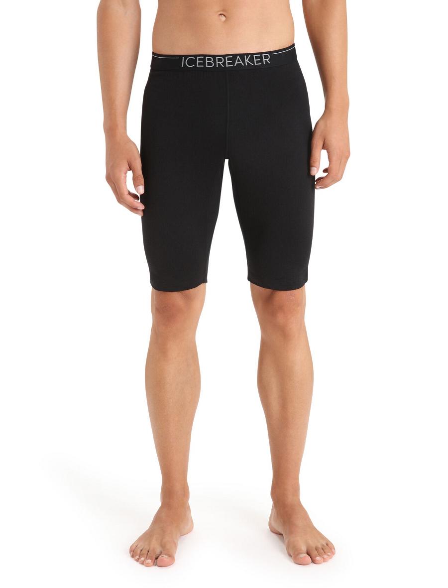 Icebreaker Merino 200 Oasis Thermal Miesten Shortsit Mustat | FI 1111VRWD